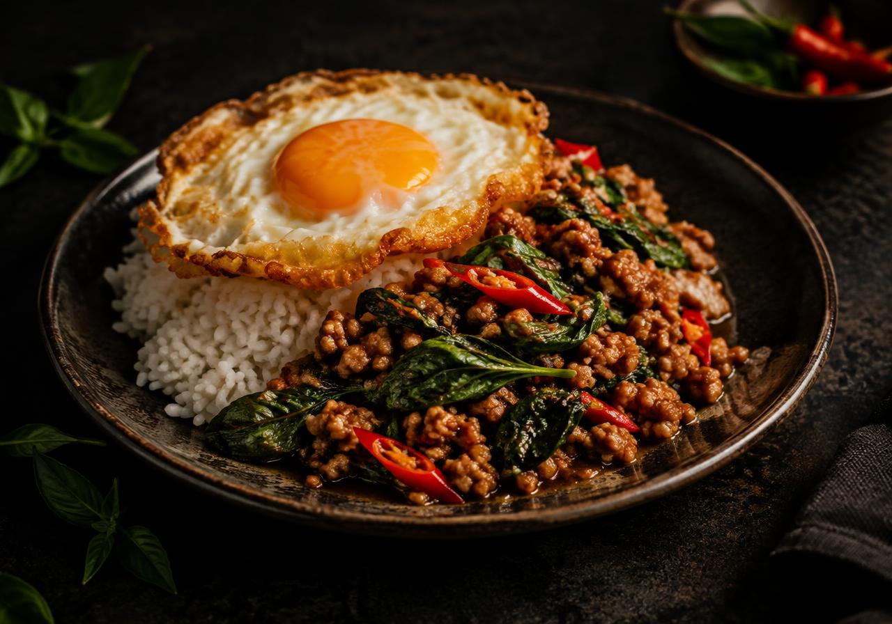 Thai Basil Chicken — Thai dish