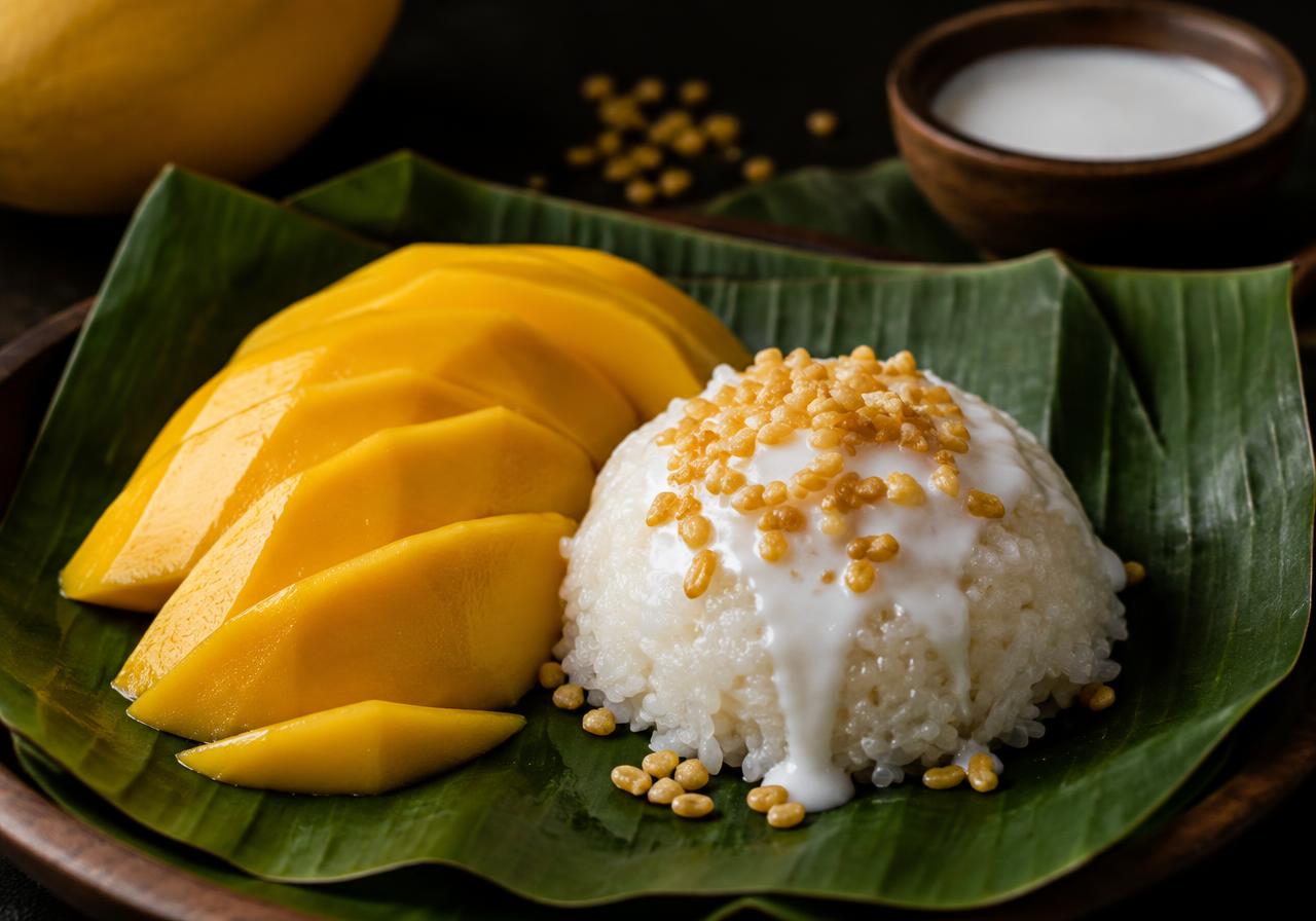 Mango Sticky Rice — Thai dish